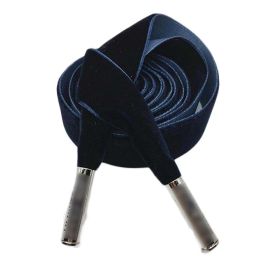 Single-Sided Velvet Flat Drawstring Decorative Replacement Drawstring for Hoodies Sweatpants Shorts, Navy Blue