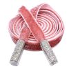 Silver Metallic Drawstring Single-Sided Velvet Decorative Drawstring Hoodies Sweatpants Shorts Replacement Drawstring,Pink