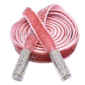 Silver Metallic Drawstring Single-Sided Velvet Decorative Drawstring Hoodies Sweatpants Shorts Replacement Drawstring,Pink