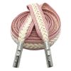 Two-tone Cotton Braided Drawstring Hoodies Sweatpants Shorts Decorative Replacement Drawstring,Pink Beige