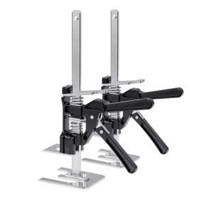 Labor Saving Arm Jack, 2 PCS 330 lbs Bearing Capacity, Lifting up to 7.1", Metal Hand Lifting Jack Tool with Magnetic Level, Adjustable Height