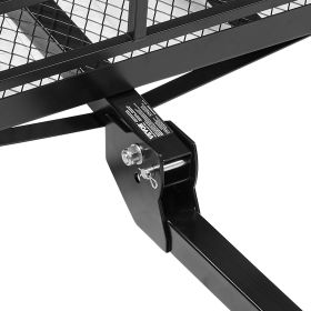 60" x 24" x 14", Hitch Cargo Carrier, 500 lbs Capacity Hitch Cargo Carrier with Anti-Rattle Hitch Stabilizer