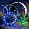 LED Bicycle Wheel Light Accessory – Waterproof Tubing, Fits 20-29 Inch Wheels, Battery Operated, Green – 1 Pack