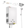 Portable Propane Water Heater, 10L Tankless Outdoor Water Heater, 68000 BTU 2.64 GPM Instant Hot Water