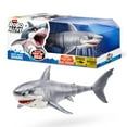Battery-Powered Robotic Great White Shark Toy with Light-Up Eyes – Water Activated, Swims Like a Real Shark, Ages 3+