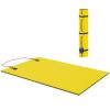 9' x 6' Lily Pad Water Mat for 2 Adults, Floating Water Pad for Lake, Pool, Ocean, Beach, and Boating, Yellow