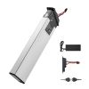 Folding Ebike Battery, 48V 10.4Ah Electric Bike Lithium Battery Pack with BMS, 3A Charger, Lock for 1000W E-Bike Motor