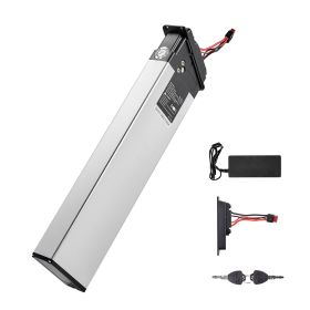 Folding Ebike Battery, 48V 10.4Ah Electric Bike Lithium Battery Pack with BMS, 3A Charger, Lock for 1000W E-Bike Motor