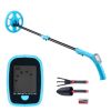 Metal Detector, 4", Lightweight Metal Detector with LCD Display, 6" IP68 Waterproof Search Coil, Adjustable 25.6"-36.6" High Accuracy Gold Detector