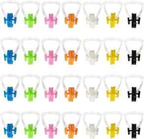 28 Pcs Swimming Nose Clip, Silicone Waterproof Swim Nose Plugs for Kids