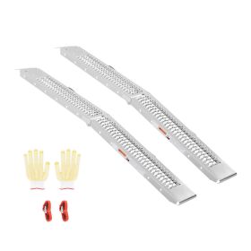 Aluminum Ramps, 1000 lbs, 2Pcs Heavy-duty Ramps with Wider Ramp Surface, Universal Stable Loading Ramp with Handles, Fit for ATV, UTV, Motorcycle