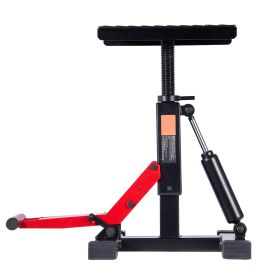 Dirt Bike Lift Stand, Motorcycle Jack Lift Stand 1200lbs Capacity and Hydraulic Lift Operation