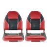 Boat Seat, High Backrest, Folding Fishing Boat Seat with Thickened Sponge Cushion & Waterproof PVC Leather, Aluminum Alloy Hinges