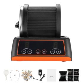 Rock Tumbler Kit, 2 lbs Rock Polishing Kit, 4 Speed Settings 9-Day Polishing Timer Stone Polishing Kit
