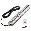 Deep Well Submersible Pump, 1 HP Output Power, 115V, 31.7 GPM Flow 207 ft Head, with 32.81 ft Cord External Control Box, Stainless Steel Water Pump
