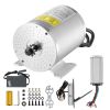 1800W Electric Brushless DC Motor Kit - 48V 4500rpm Motor with Upgraded Speed Controller and Foot Pedal Throttle Kit for Go Karts E-Bike Motorcycle Sc