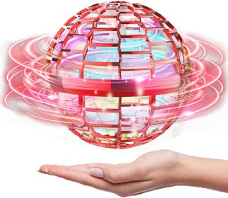 Pro Hand Operated Drone for Kids Teens,Led Light Arrow Rocket Helicopter Flying Ball Toy,Flying Spinner Interactive Toys