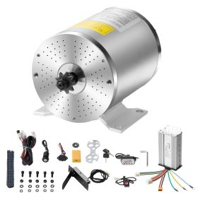 1800W Electric Brushless DC Motor Kit - 48V 4500rpm Motor with Upgraded Speed Controller