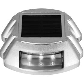Solar Pathway Lights, 12-Pack, White, Includes Screws, Weatherproof Outdoor Deck Lights, 6 LED, Ideal for Garden Paths, Walkways, Driveways & Steps