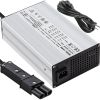 Golf Cart Battery Charger 36V Club Car Charger 18A Golf Cart Electric Charger Splayed Plug/LED Club Car Battery Charger Aluminum Shell Power Wise Golf