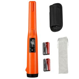 Metal Detector Pinpointer, IP68 Fully Waterproof Handheld Pin Pointer Wand, 4.5" Detection Depth, 3 Modes, LCD Screen