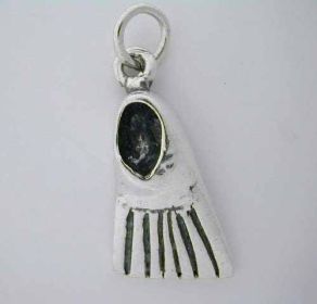 Silver * SCUBA FLIPPER CHARM * Sea Swim
