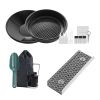 Mini Sluice Box Gold Panning Kit, 12inch Aluminum Alloy Gold Mining Equipment, 16 PCS Gold Prospecting Kit with Gold Pan, Separating Magnet