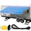 RV Awning 17\' Camper Awning Fabric, Trailer Awning Canopy Patio Camping Car Awning, Durable 15oz Vinyl Roller Tube for RV, Van, SUV