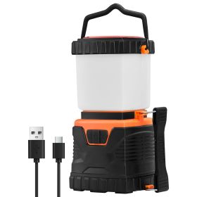LED Camping Lantern, All-in-one, 1000LM, 360° Illumination, 4 Lighting Modes, Rechargeable Outdoor Flashlight, USB Charging, Durable Robust Light