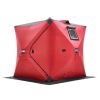 Portable Ice Shelter, 1-2 Person Insulated Pop-Up Ice Fishing Tent, 24 Square Feet Fishable Area, Thermal Ice Shanty for Winter Fishing