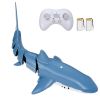 Remote Control Shark Toy, 2.4GHz High Simulation Shark RC Boat for Swimming Pool Bathroom, Electric RC Shark Fish Toy with 2 Batteries