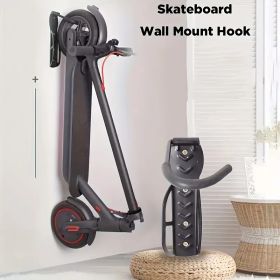 Wall-Mounted Storage Hook for Bikes and Scooters, Movable Garage Rack with 50 lbs Capacity