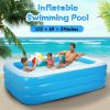 Inflatable Pool for Adults 103*69*24inch Family Swim Play Center Pool Blow up Kiddie Pool for Family Inflatable Lounge Pool