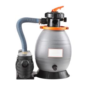 Sand Filter Pump for Above Ground Pool, 13 in, 3500 GPH, 3/4 HP Swimming Pool Sand Filter Pump System