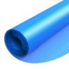 Solar Pool Cover, 18 ft Round Pool Bubble Cover, 16 Mil Pools Solar Blanket with Bubble & PE Material, Daytime Heat Absorption