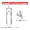 E-Bike 26 INCH Fat Front Wheel Conversion Kit 48V 1500W