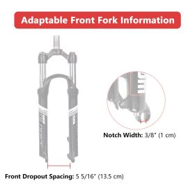 E-Bike 26 INCH Fat Front Wheel Conversion Kit 48V 1500W