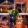 Solar Christmas Lights Outdoor, 2 Packs Total 144ft 400 LED Solar String Lights with 8 Mode, Outdoor Christmas String Light for Garden, Patio, Fence