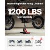 Dirt Bike Lift Stand, Motorcycle Jack Lift Stand 1200lbs Capacity and Hydraulic Lift Operation