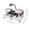 Cabbing Machine, 6" 1/4HP 1800rpm Efficient, Lapidary Rock Grinder Polisher With Lamp & Water Pump, Gem Faceting Machine
