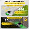 Driveway Lights, 4-Pack Solar Driveway Lights with Switch Button, Solar Deck Lights Waterproof