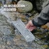 Mini Sluice Box Gold Panning Kit, 12inch Aluminum Alloy Gold Mining Equipment, 16 PCS Gold Prospecting Kit with Gold Pan, Separating Magnet