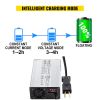 Golf Cart Battery Charger 36V Club Car Charger 18A Golf Cart Electric Charger Splayed Plug/LED Club Car Battery Charger Aluminum Shell Power Wise Golf