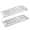Aluminum Ramps, 2000 lbs, 2Pcs Heavy-duty Ramps with Wider Ramp Surface, Universal Stable Loading Ramp with Handles, Fit for ATV, UTV, Motorcycle
