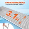 Dock Ladder, Removable 3 Steps, 500 lbs Load Capacity, Aluminum Alloy Pontoon Boat Ladder with 3.1'' Wide Step & Nonslip Rubber Mat