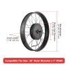E-Bike 26 INCH Fat Front Wheel Conversion Kit 48V 1000W