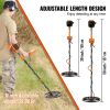 Waterproof Metal Detector, 12" Coil, Professional Rechargeable Gold Detector, 39-50 in Adjustable with LCD 7 Modes Advanced DSP Chip Bluetooth Headset