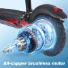 WHOSU Adult Electric Scooter with Removable Seat, 1200W Motor, Max 35mph, 33 Miles, 11" Off Road Tires, Fast Electric Scooter for Adults
