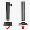 Flagpole Base Dock Deck Mount | 22FPS002-FPB-06 Upgraded Version