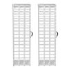 Aluminum Ramps, 2000 lbs, 2Pcs Heavy-duty Ramps with Wider Ramp Surface, Universal Stable Loading Ramp with Handles, Fit for ATV, UTV, Motorcycle